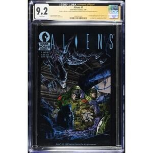 ALIENS 1 1988 CGC JSA 9.2 1st Signed 2X Mark Verheiden Mark A Nelson 501002
